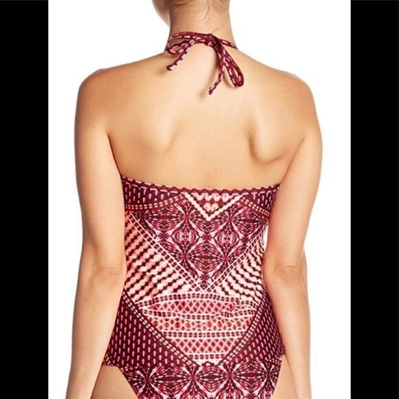 Kenneth Cole push up burgundy tankini set. NWT - Picture 5 of 11